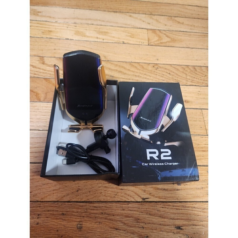 R2 Smart Sensor Wireless Car Charger Phone Holder Fast Charging